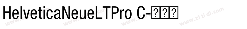 HelveticaNeueLTPro C字体转换
